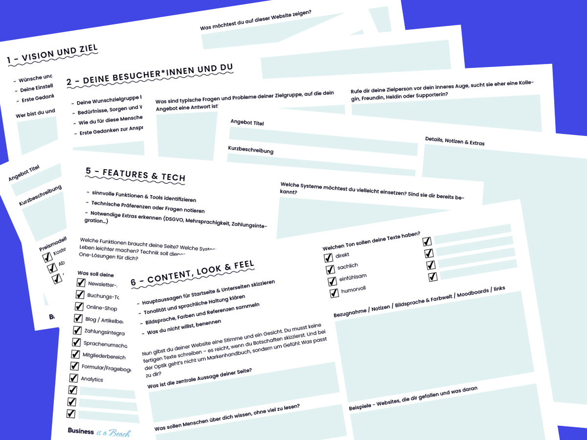 Ausschnitt website clarity kit
